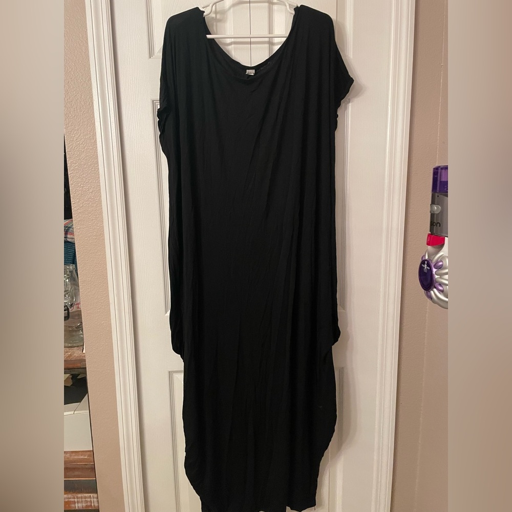 Black beach cover up
